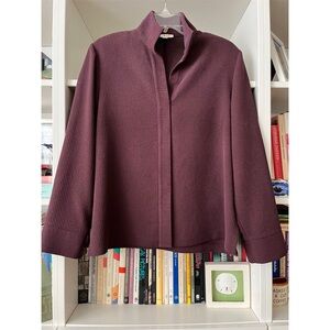 Emmelle burgundy top/jacket, size S